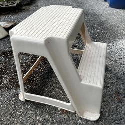 Step Stool 2 Steps Plastic