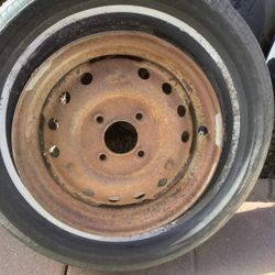 Triumph Tr2 Tr3 15 Inch Wheel,