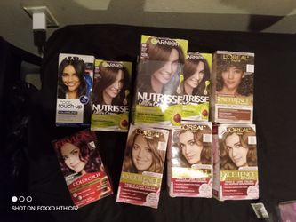 Hair Color Boxes – Garnier, L'Oreal, Revlon, Clairol