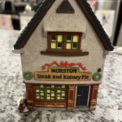 Department 56 Dickens’ Village Series Morston Steak And Kidney Pie Lit Village Piece - Rare - Great Shape 
