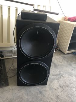 2 15s in pro box with amp 350$!