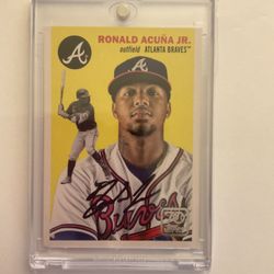 Ronald Acuna Jr 2021 Auto Topps 