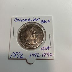 1892 US HALF DOLLAR