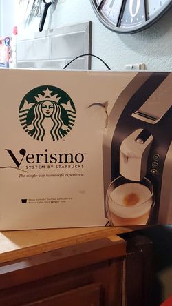 Starbucks verismo k-fee coffee maker