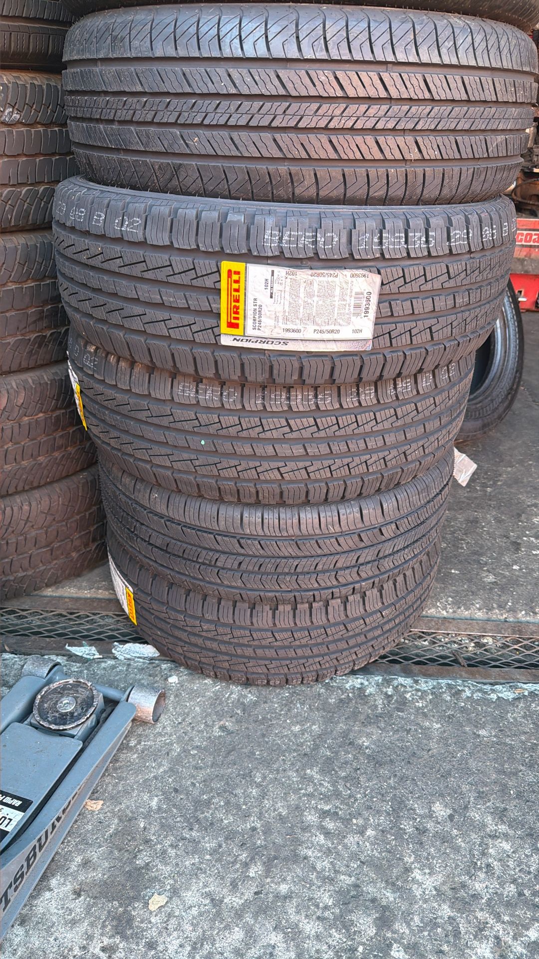 245/50/20 Pirelli Tires