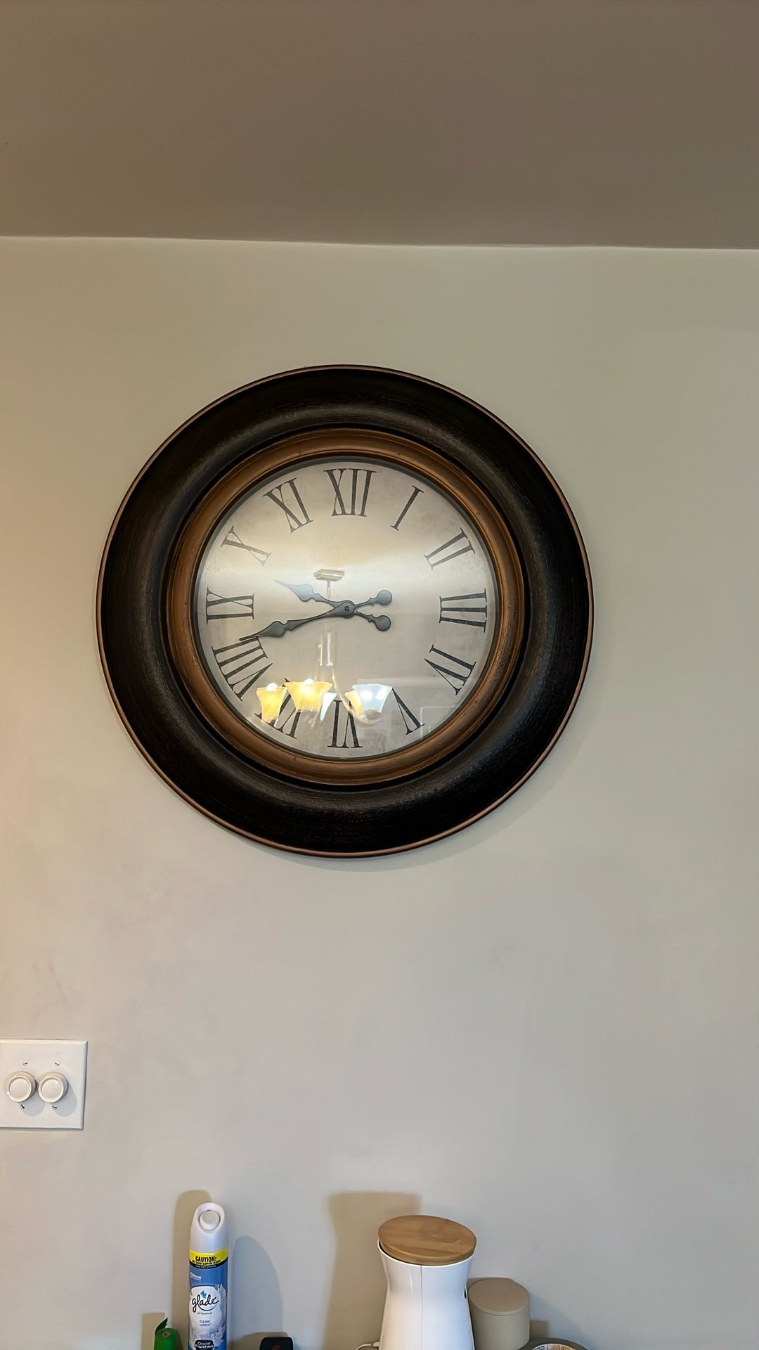 Wall clock decoration