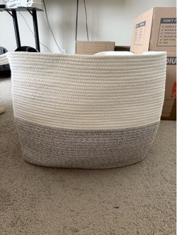 Extra-Large Woven Rope Basket