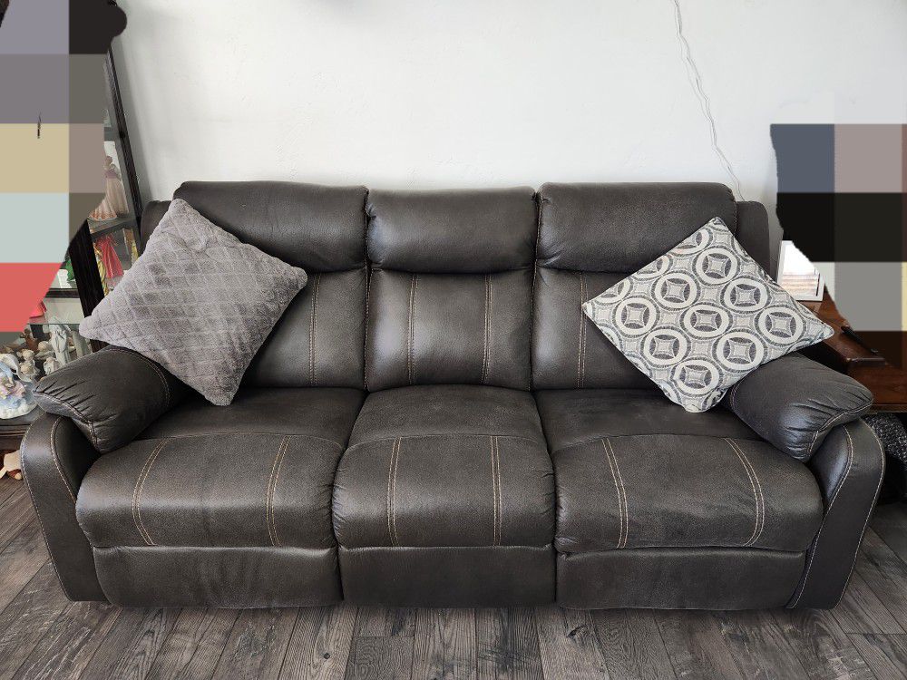 Recliner Living Room Sofa Set 