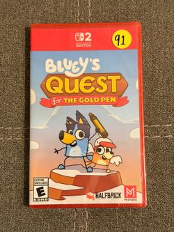 Bluey’s Quest For The Gold Pen for Nintendo Switch 2