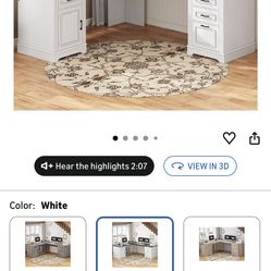 L Barn Style Desk and Office Chair