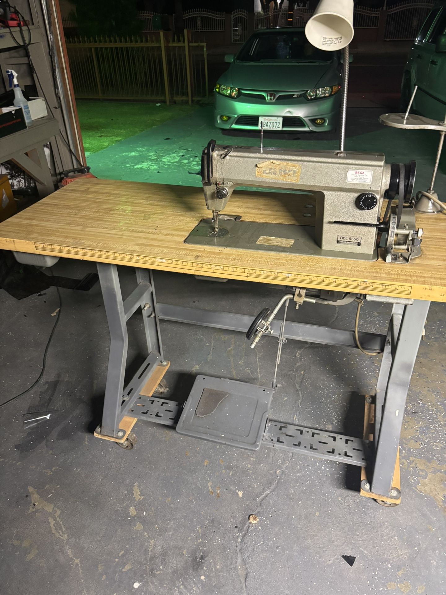 Jubi Commercial Sewing Machine. Only $550.00