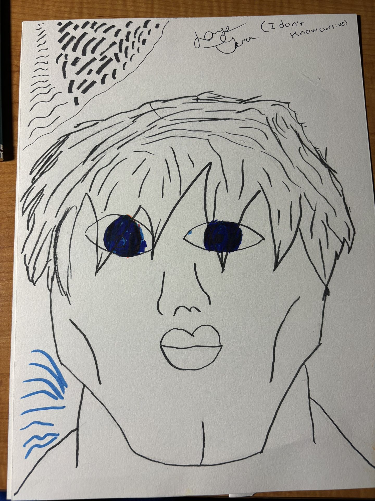 Really Bad Gojo Satoru Drawing