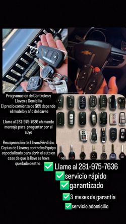 Llaves Y Controles Para Carro 