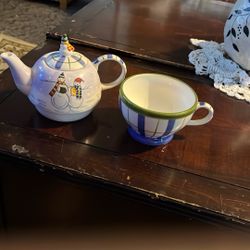 Tea Pot And Cup