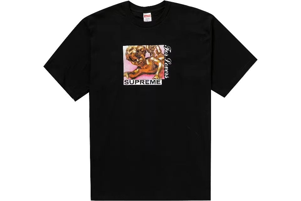 Men's Large Supreme Lovers Tee Shirt Black FW20