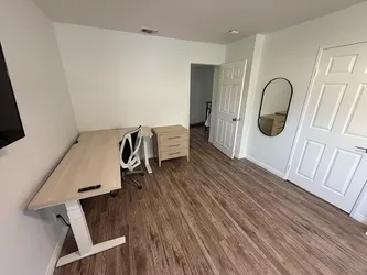 Hayward L-Shaped Standing Desk + RH Nightstand – $750 OBO