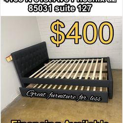 Trundle bed full over twin brand new