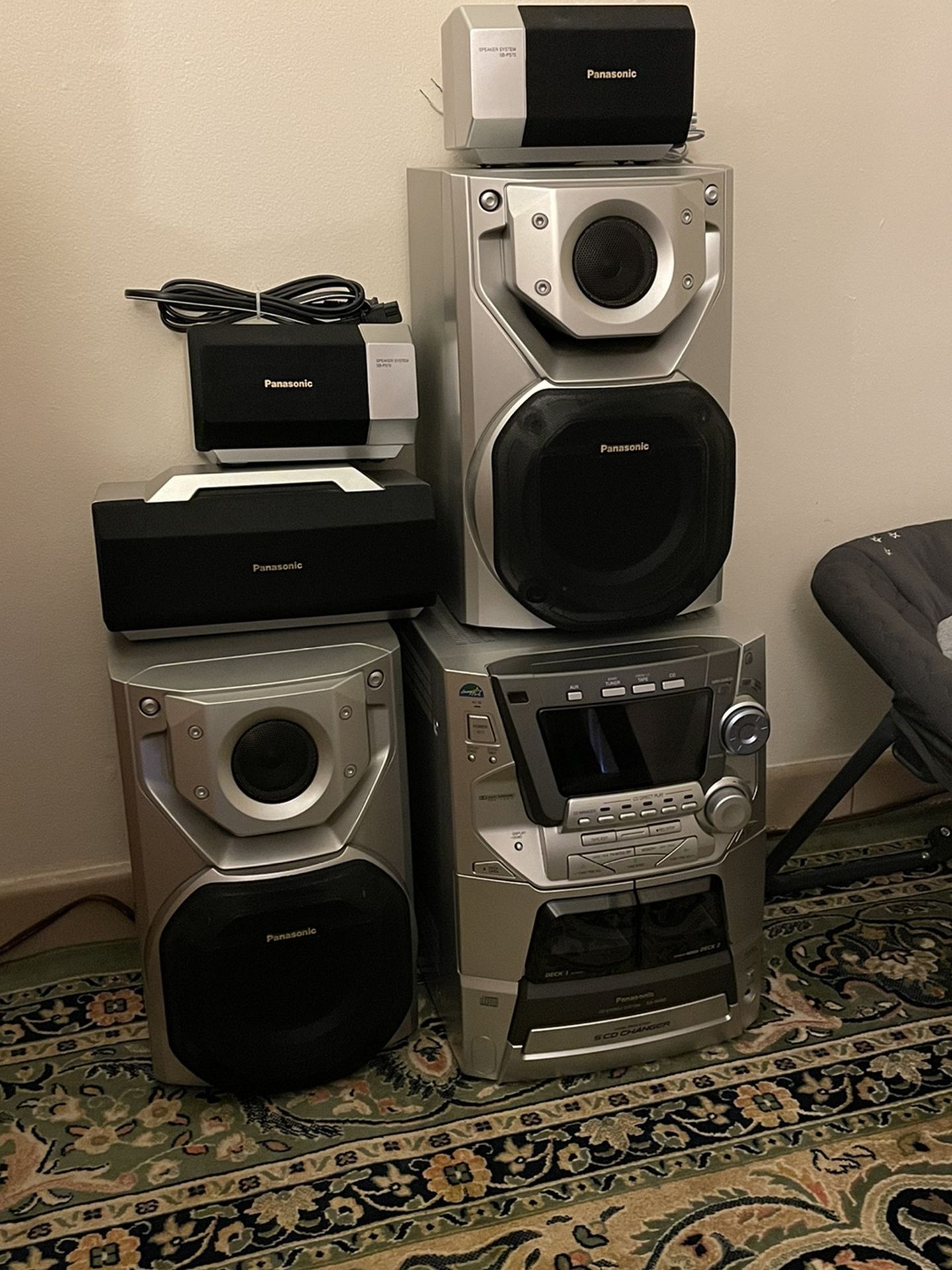 Panasonic CD stereo system SA-AK66