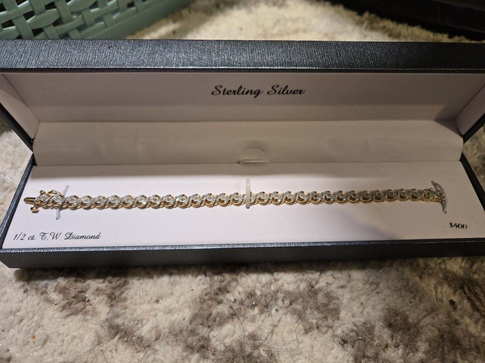 1/2 Ct Diamond Braclet