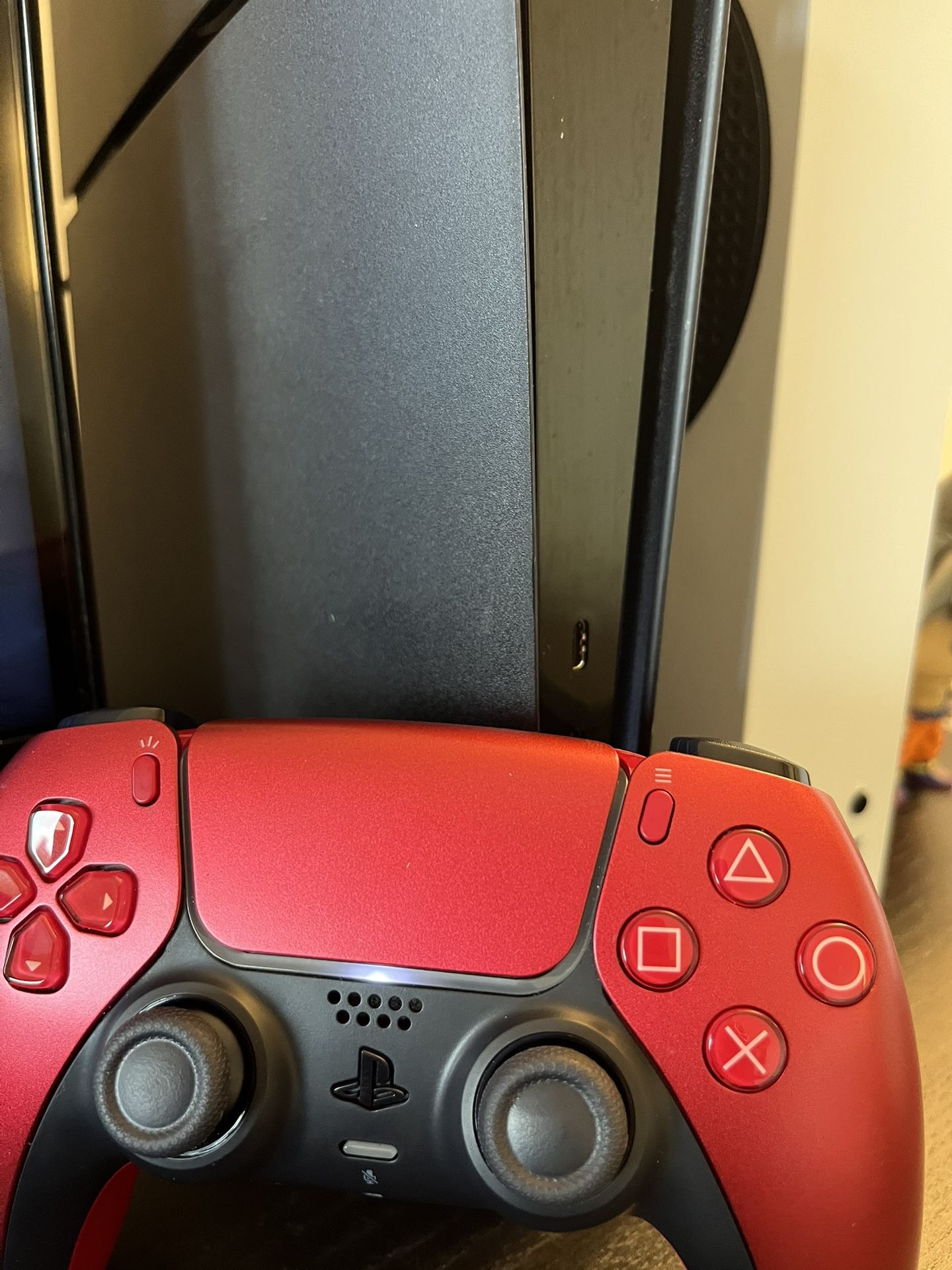 Ps5 Slim Digital With Volcanic Red Controller