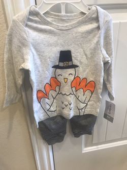 Carter’s 2 piece Thanksgiving Outfit, 6M