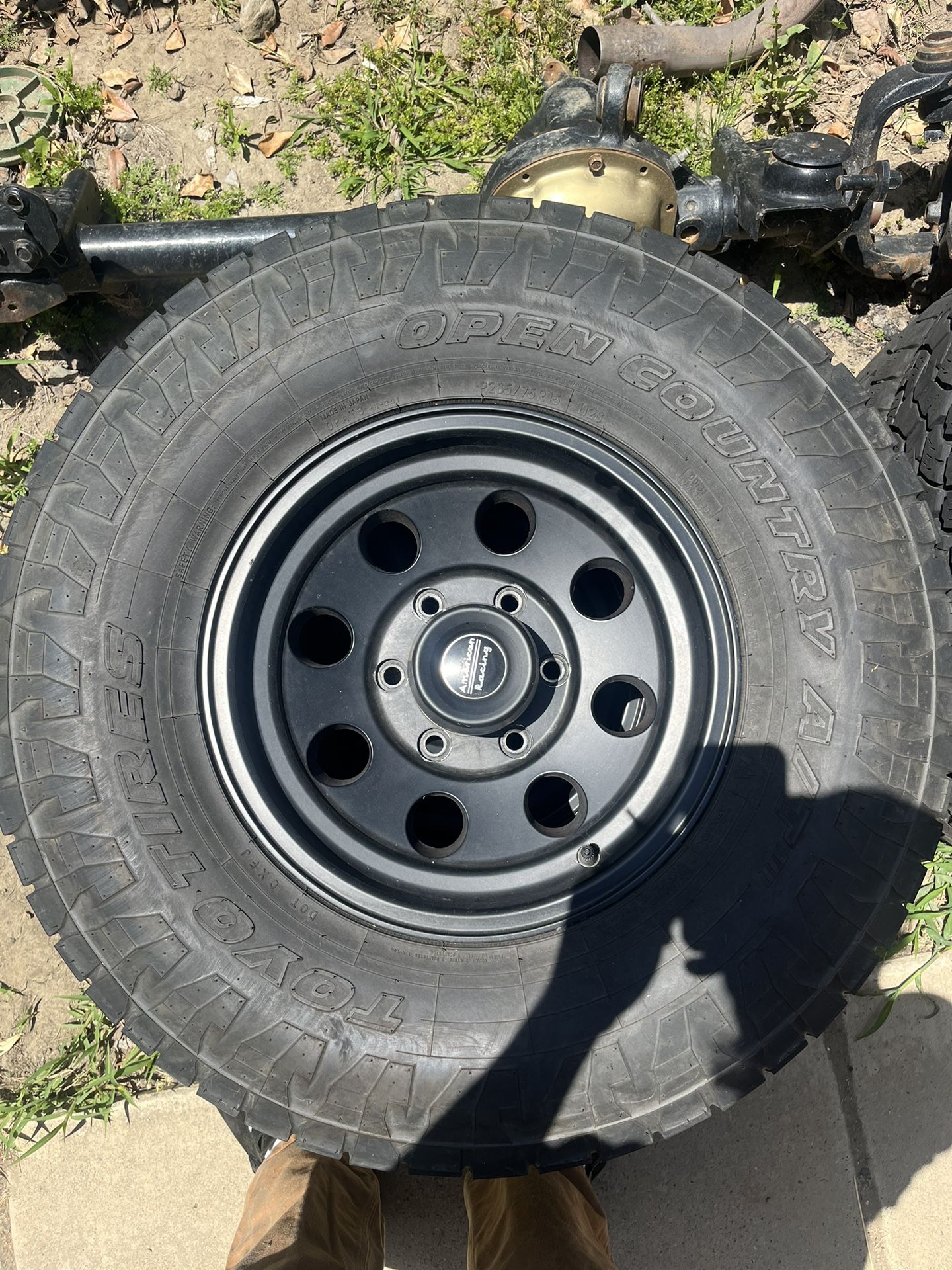 American Racing Wheels With Toyo Open Country A/t