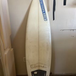 6'3" central surf Surfboard With Board Bag 