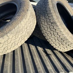 TIRES AT 275 / 65R20 (SET) USED