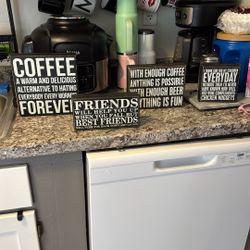 Assortment Of Signs/ Kitchen Signs/ Decor