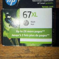 HP 67XL Ink Cartridge Black Noir 