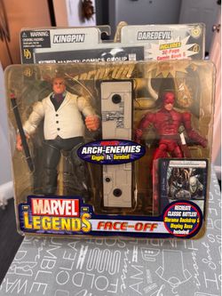 Toybiz Marvel Legends Face Off Daredevil vs Kingpin 2 pack - NEW