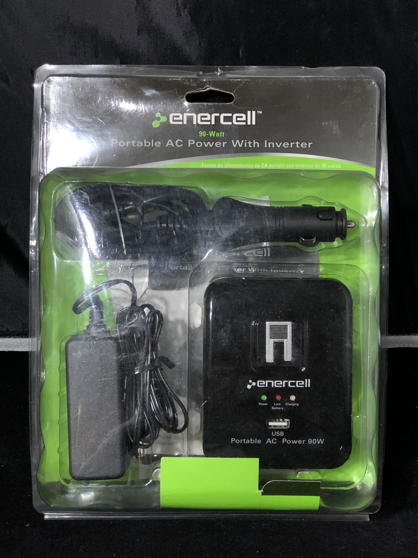 BRAND NEW Enercell 90 Watt Portable AC Power With Inverter & Built In Battery 22-137
