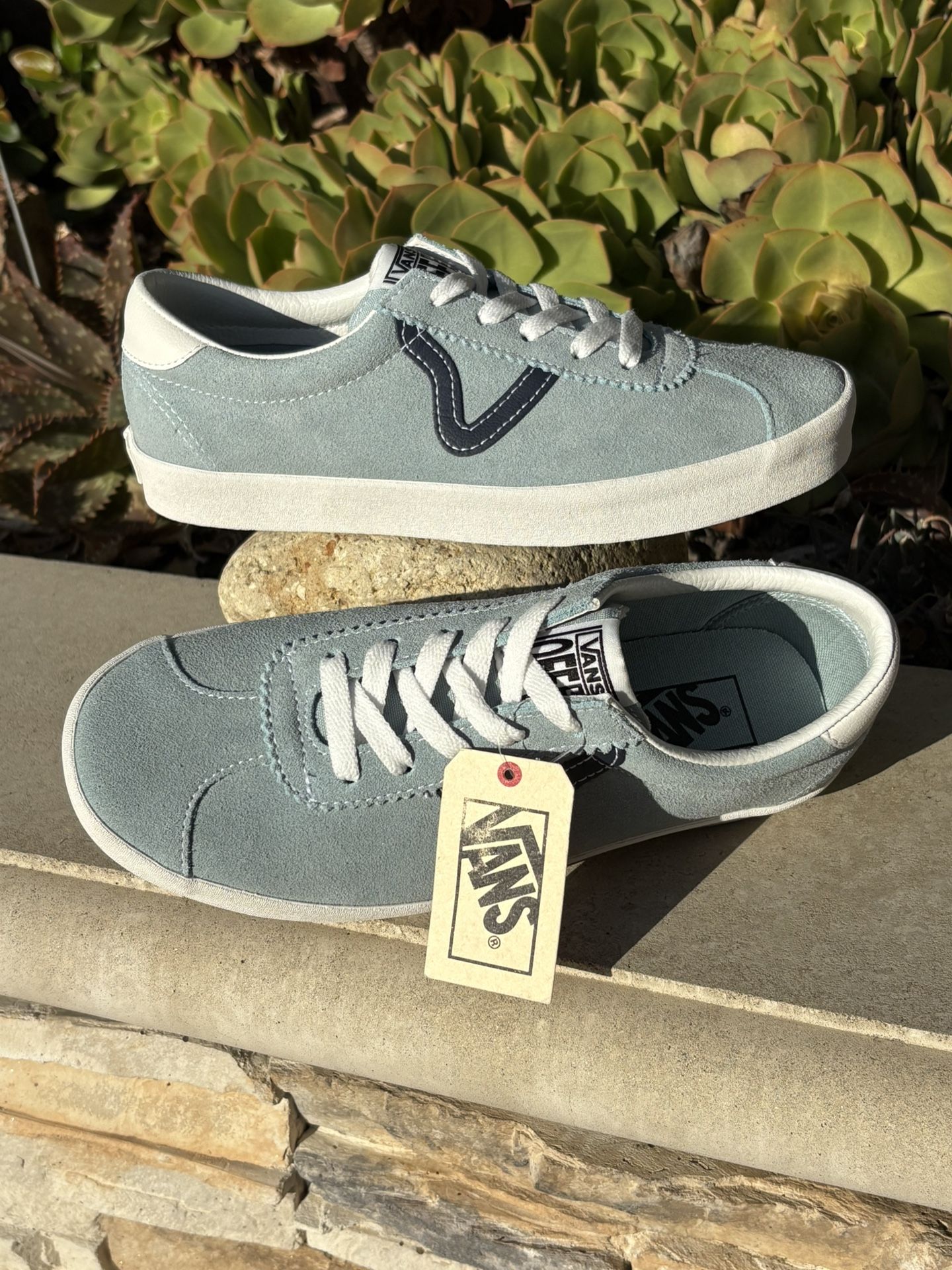 Vans Baby Blue Suede Sneakers