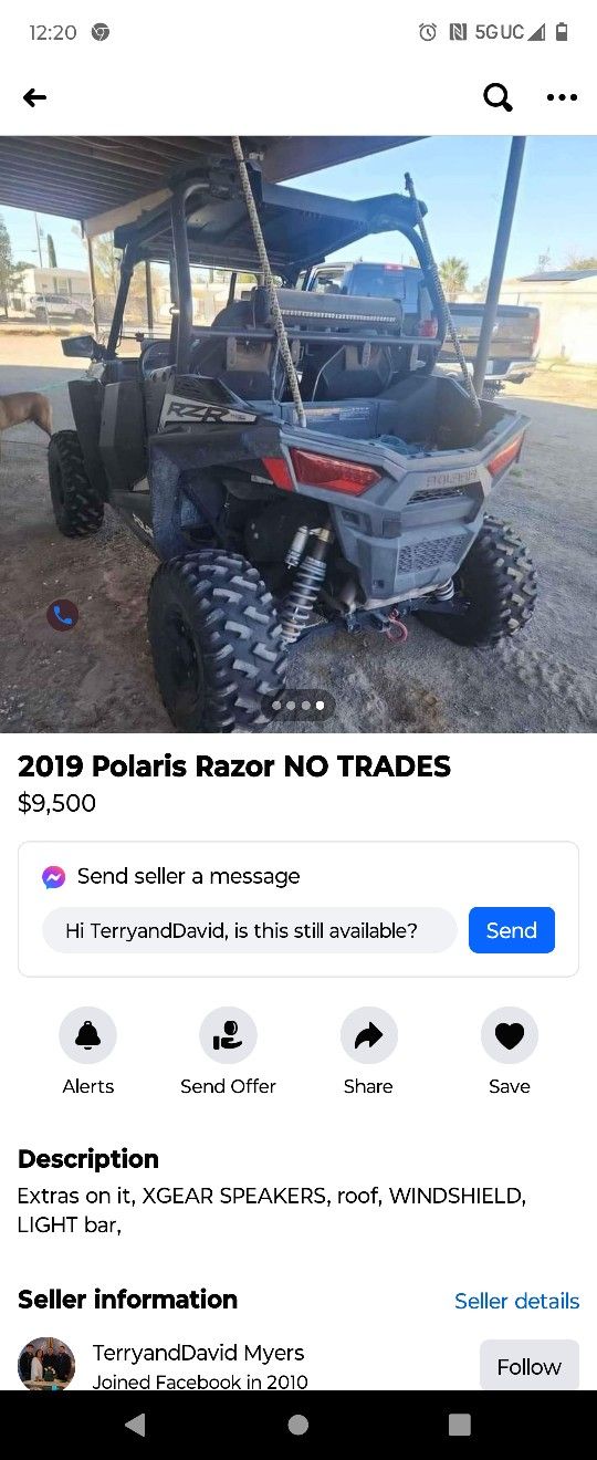 Extras on it, XGEAR SPEAKERS, roof, WINDSHIELD, LIGHT bar,