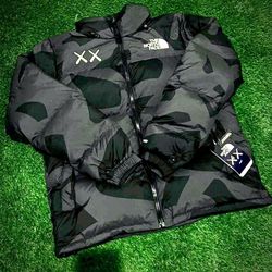XX KAWs Northface Puffer Jacket