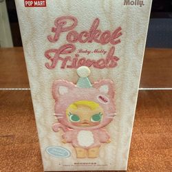 Baby Molly Pocket Friends Series Vinyl Plush Pendant Bind Box Labubu