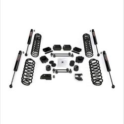 JL 4dr: 3.5" Coil Spring Base Lift Kit & 9550 VSS Twin-Tube Shocks