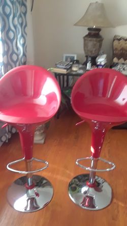 Bar stools red cost 89 each took 100
