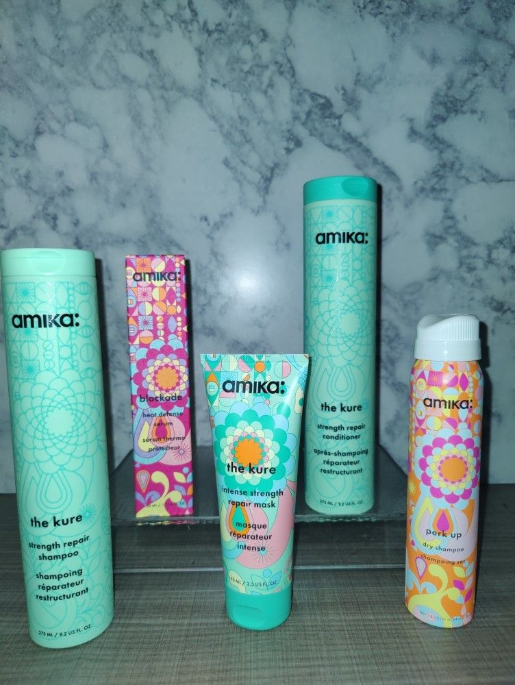 All Brand NEW! 🚿    amika : Hair Care Products - the Kure / blockade / perk up (((PENDING PICK UP TODAY)))