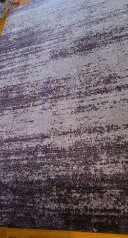 Purple Abstract Area Rug