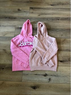 barbie pink hoodie/ pink hoodie