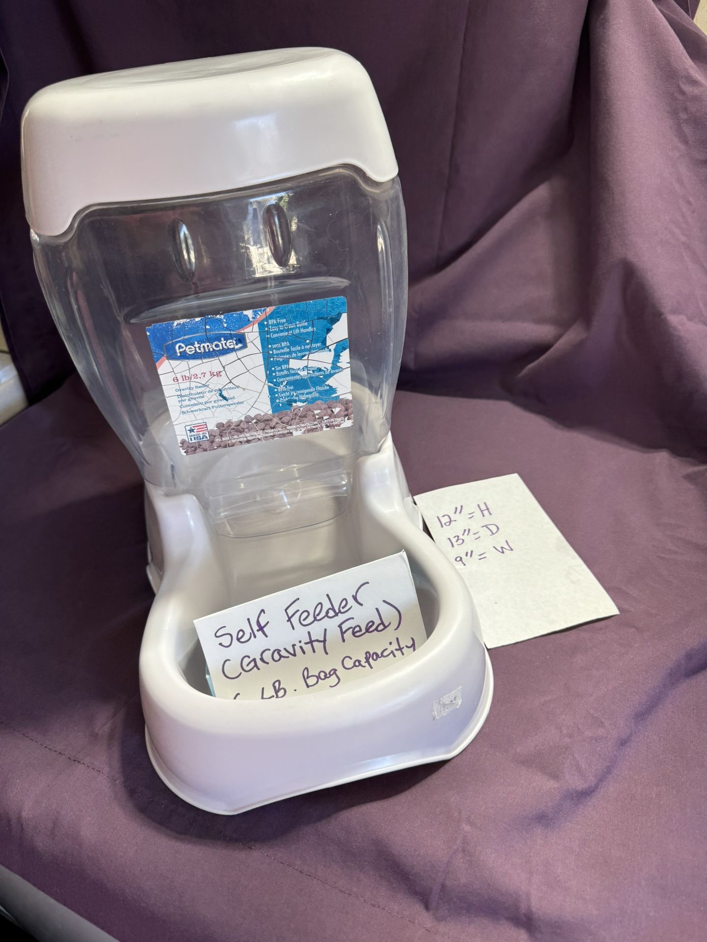 Gravity/automatic Pet Food Feeder