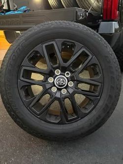 20" Toyota OEM Wheels with Bridgestone Dueler H/T Tires