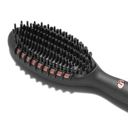 T3 Edge Heated Smoothing Straightening Brush - Ion Generator, 3 Heat Settings