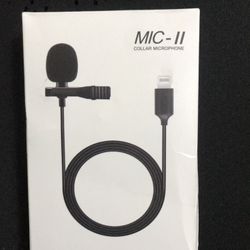 Lavalier Clip Microphone For iPhone, iPad