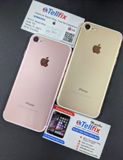 iPhone 7. 32/128GB. Factory Unlocked. With warranty.