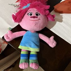 Pink Troll Plush Toy - Poppy Troll