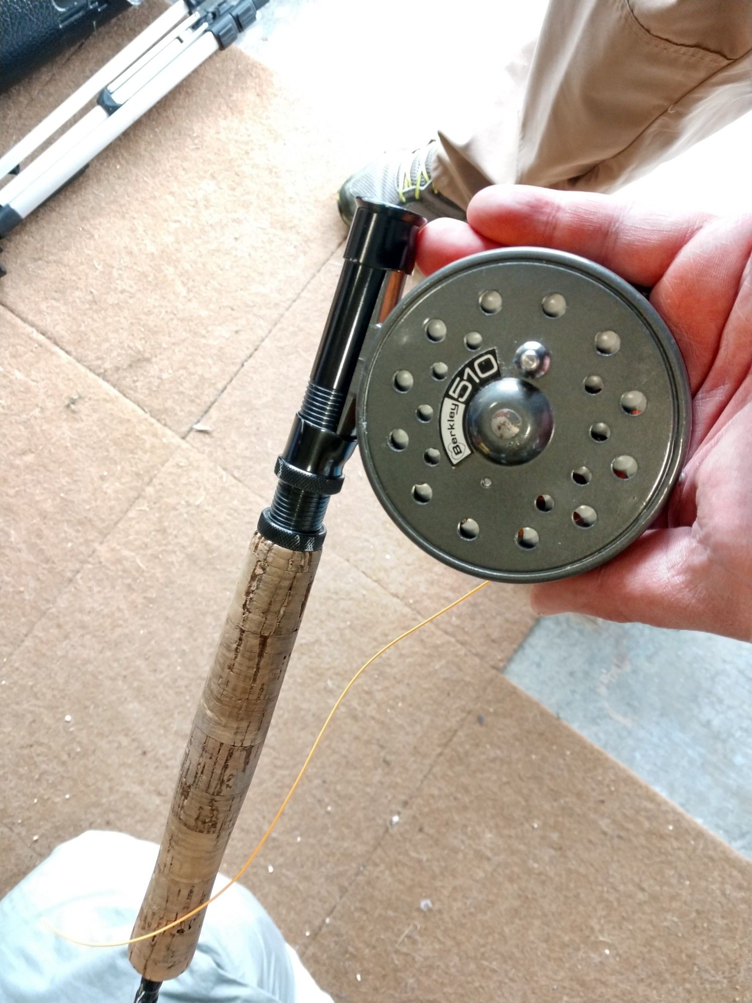 Cortland fly fishing rod and reel