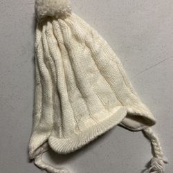 White Winter Hat