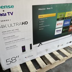 58” Inch Hisense Smart Roku UHDTV 4K 